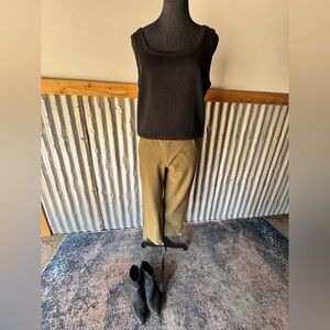 Eileen Fisher Green Pant